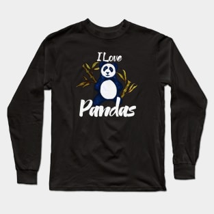 I love Pandas Long Sleeve T-Shirt